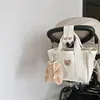 Korea Mommy Bag Large Capacity Portable Diaper Bag Nappy Multifunctional Drawstring Canvas Outdoor Handbag Mother Baby Bag 4