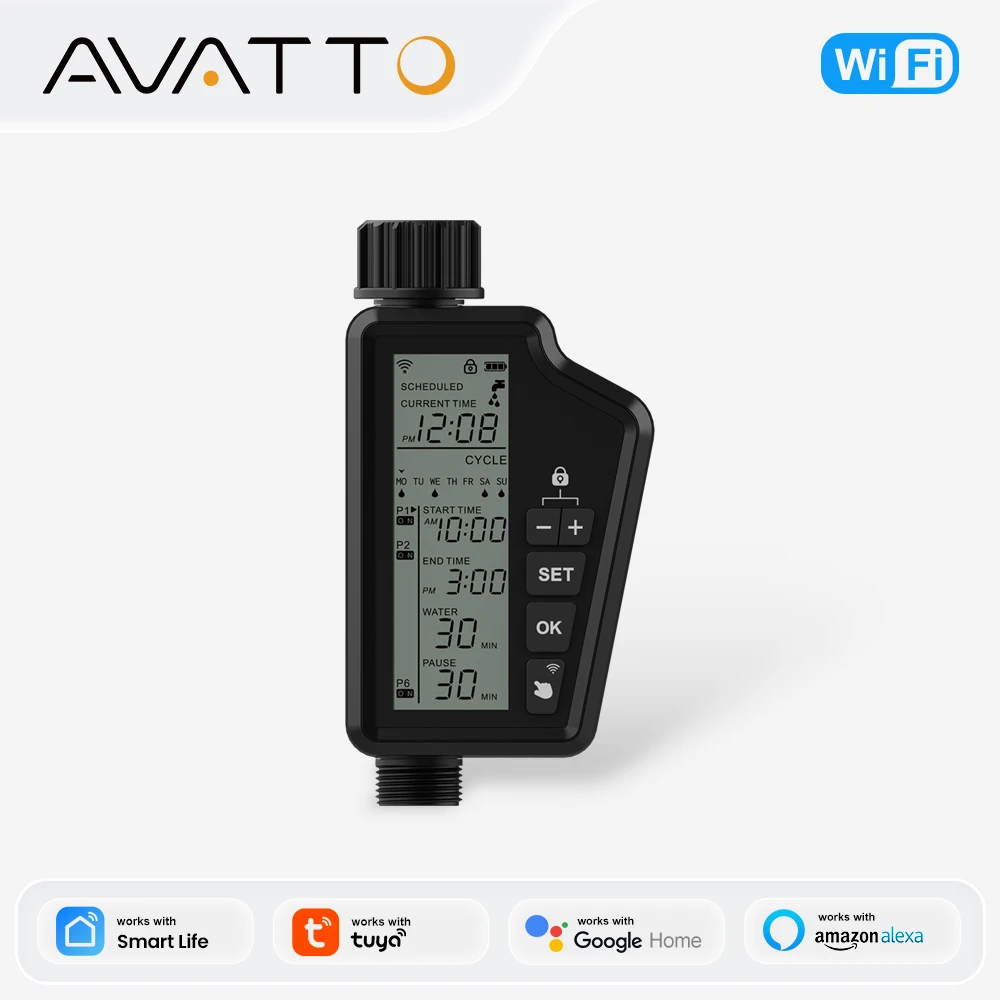 Smart WiFi Dual Water Timer & Irrigation Controller