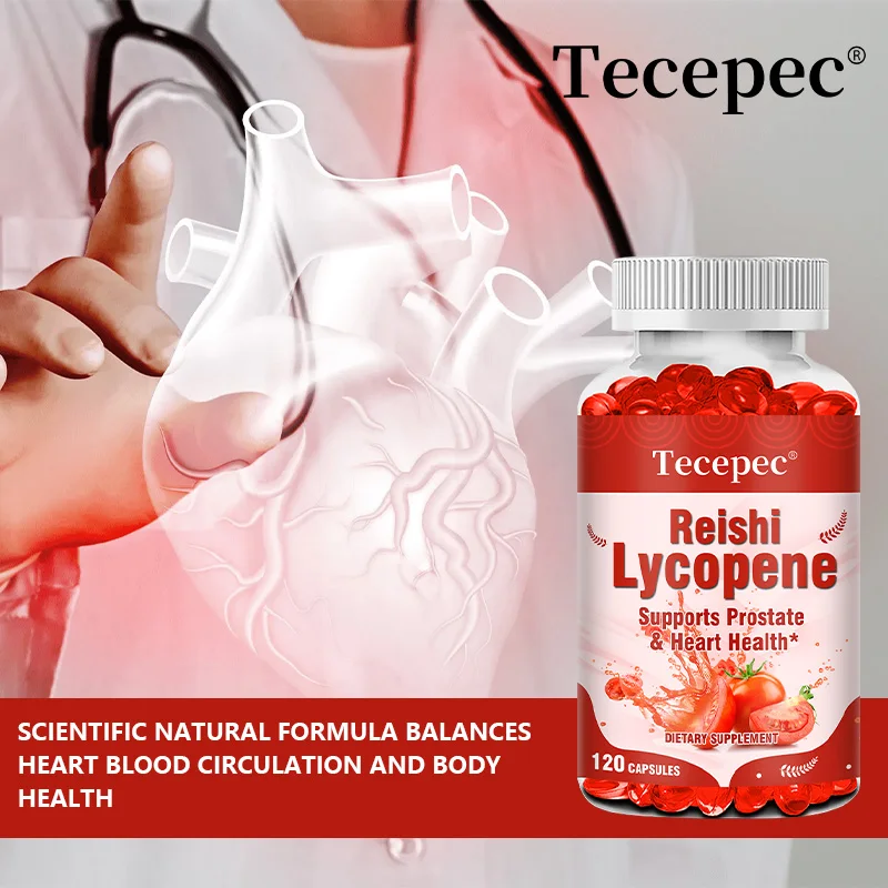 Lycopene, Dietary Supplement-Powerful Antioxidant, Anti-Aging, Supports Fleet and Heart Health, 30/60/120 Capsules
