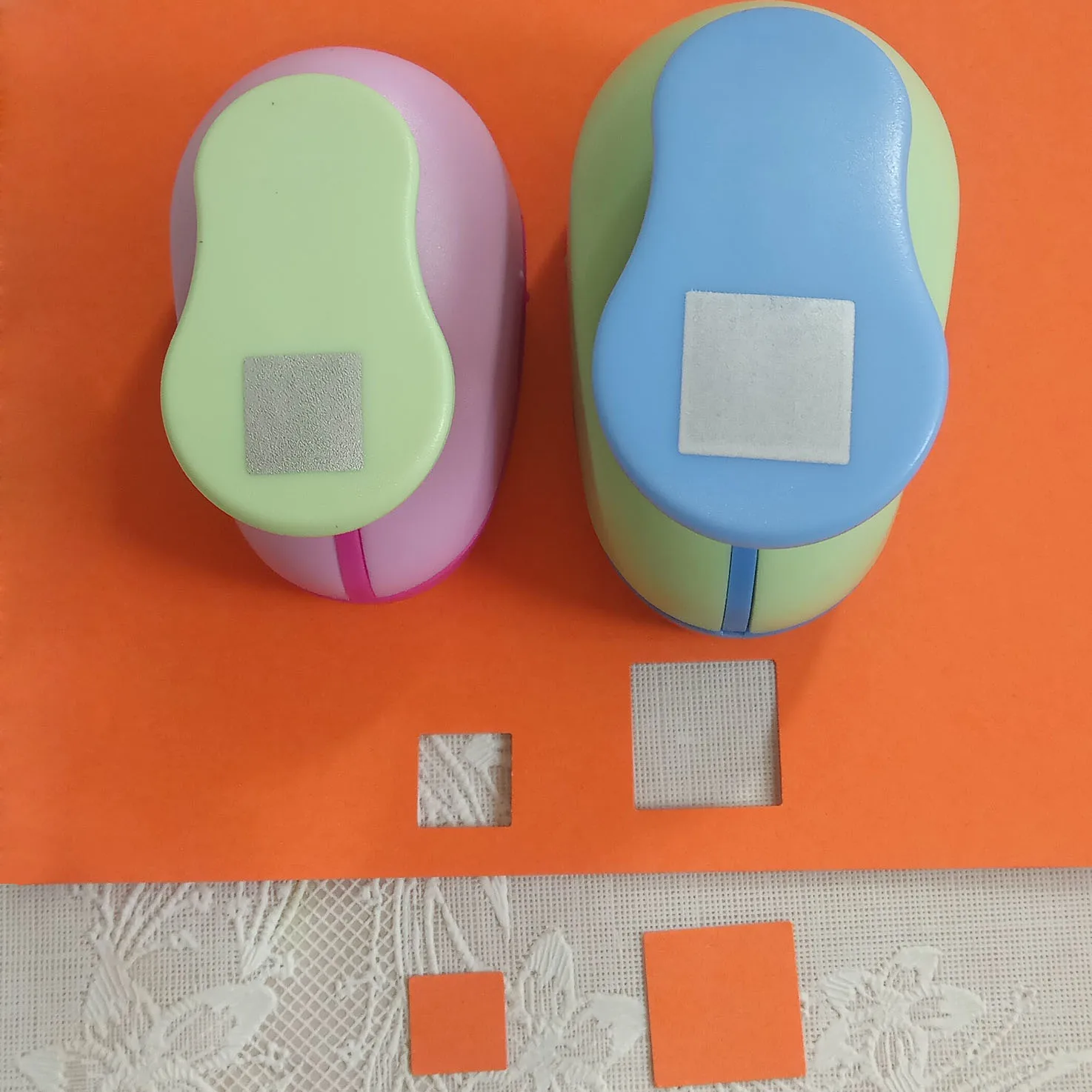 1 inch Rectangle shape EVA foam punch hole punch for greeting card handmade  paper scrapbooking craft