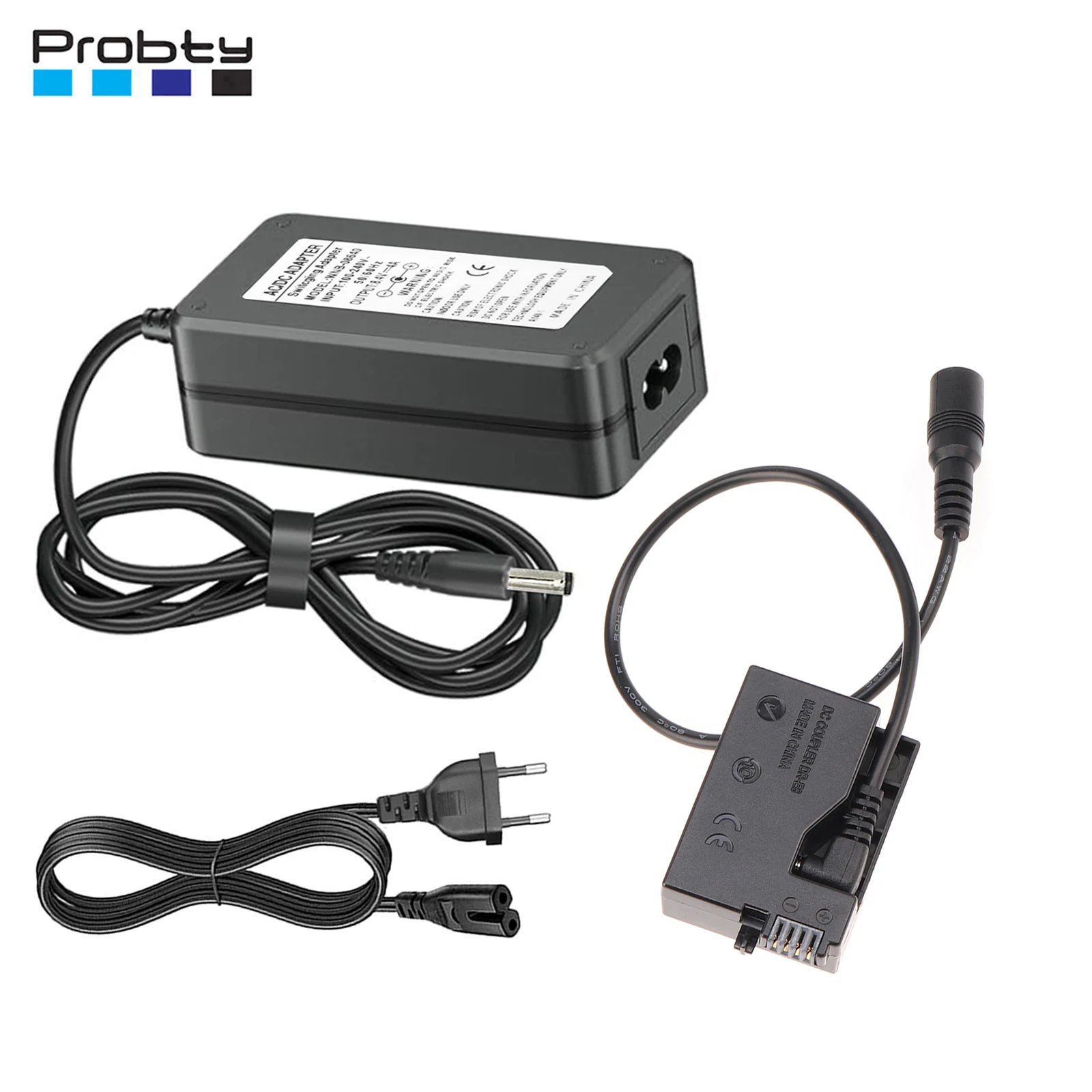 Ack-E8 Adattatore Di Alimentazione Ca Dr-E8 Accoppiatore Cc Lp-E8 Batteria Fittizia Per Fotocamere Canon Eos Rebel T5I T4I T3I T2I 700D 650D 600D 550D