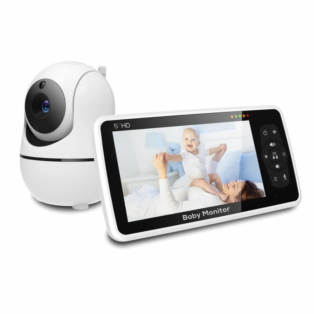 Accessorio SM50 Baby Monitor telecamera e monitor singoli, Zoom 4X, batteria da 22 ore, sensore di temperatura Audio a 2 vie da 1000 piedi