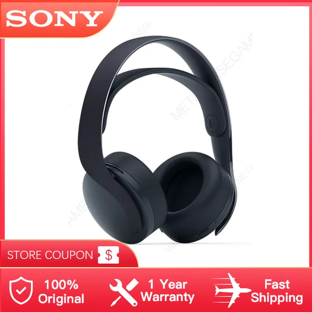 Original Sony PlayStation Pulse 3D - Wireless Headset Over the Ear Gaming  Headphone With Noise Cancelling Mic