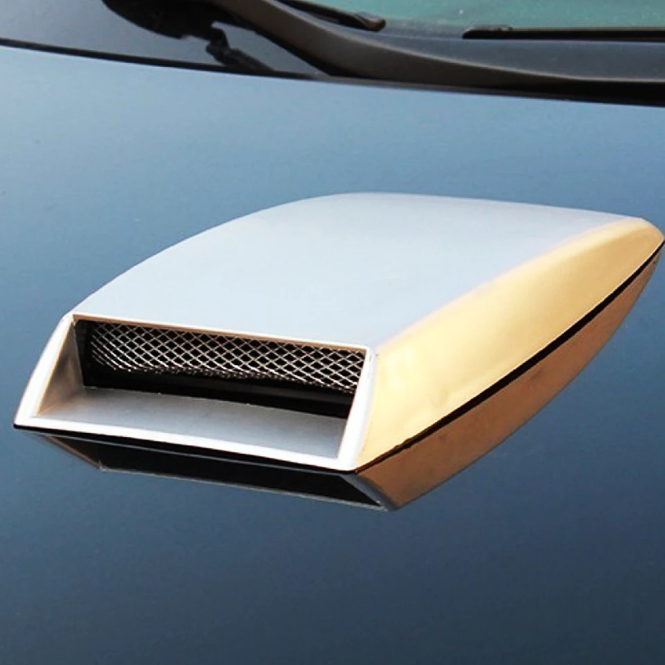ABS Plastic Car Accessory Universal Car Hood Scoop - Decorative ABS ...