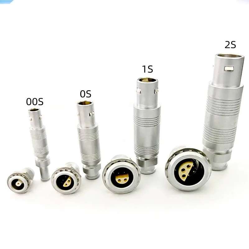 Conector Macho Circular Stepped Insere Contato Compatível Ffa Era 00s 0s 1s 2s 3s Unipole Coaxial 250 275 Contato 10 Pin