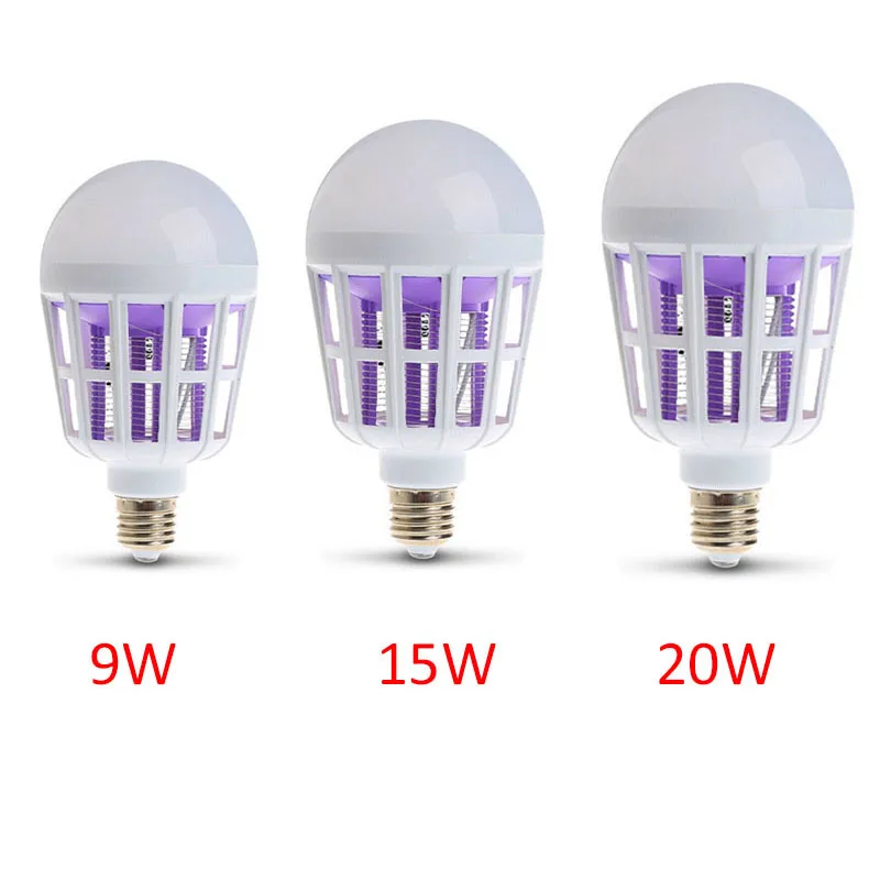 AC 220V LED Mosquito Killer E27 Socket LED Bulb Home Lighting Bug Zapper Trap Lamp Insect Anti Mosquito Repeller Light K4