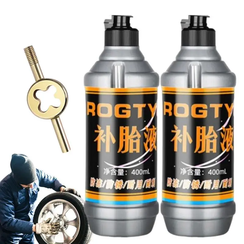 

Tire Bead Sealer Universal Flat Tire Puncture Repair Sealant 400ml Non-destructive Tire Sealant With Puncture Sealant For Car