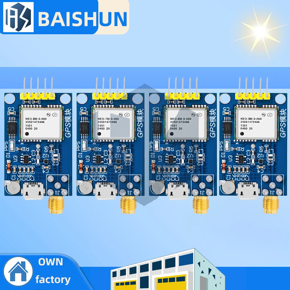 Module GPS NEO-6M NEO-7M NEO-8M NEO-9M USB UART pour Arduino