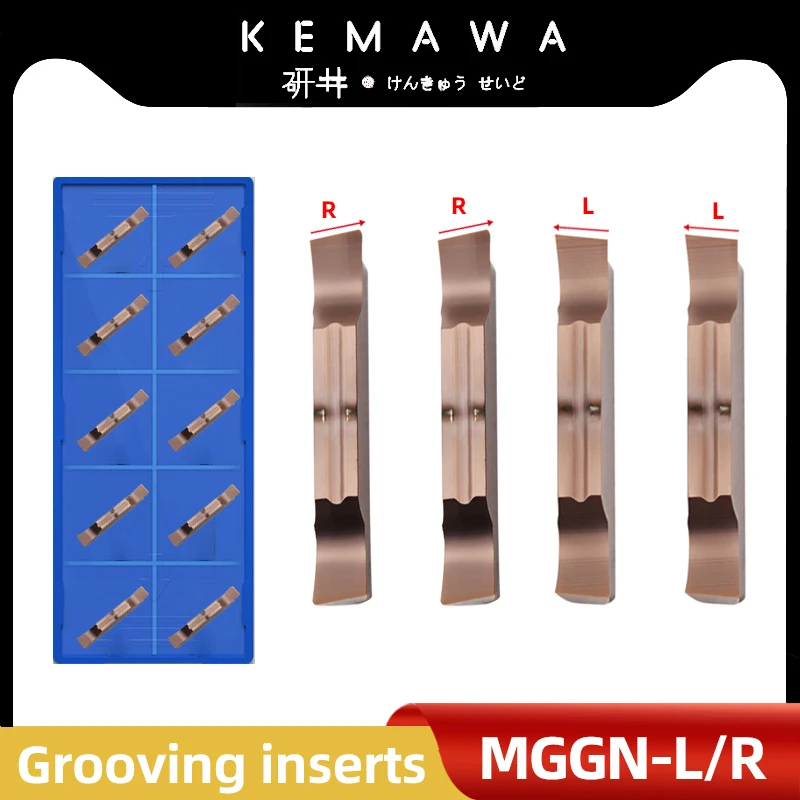 

Kemawa Carbide inserts MGGN200-R-8 MGGN300-L MGGN400-R MGGN500 MGGN600 150 Turning tools Lathe tools CNC tools Grooving inserts