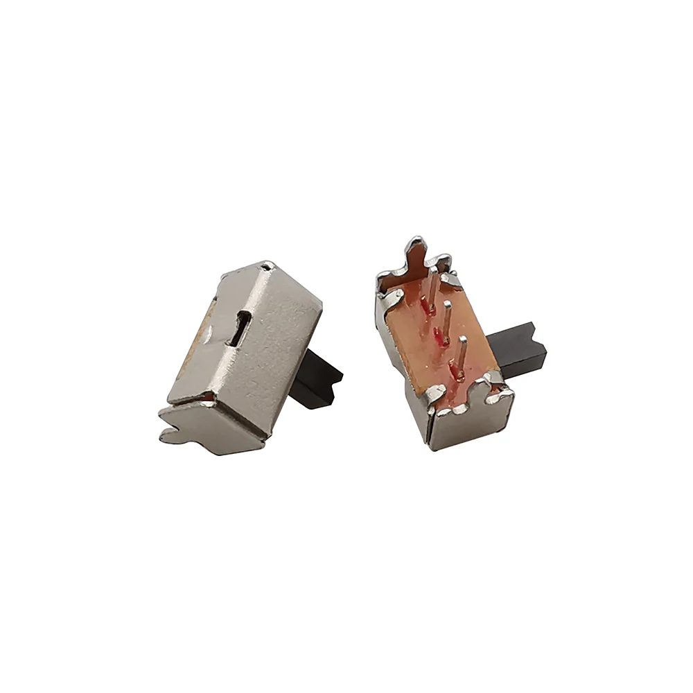 100 Teile/schachtel Mini Schiebeschalter SS12F15 SK12D07 Kippschalter 3Pin PCB 2 Position 1P2T SPDT Griff Hohe 2/3/4/5/6/7mm für Arduino – Detail 6