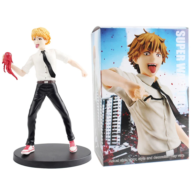 Homem Denji Motosserra Poder Pochita Anime Figuras Chainsaw Man Power  Bonecas Kit Modelo - Corre Que Ta Baratinho