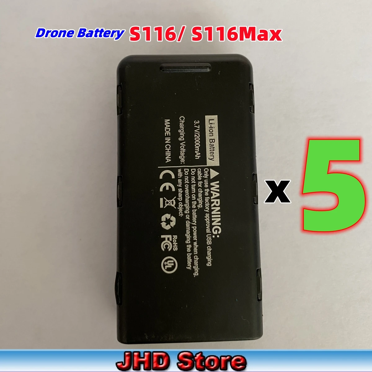 Drone Battery JHD Original PYLV S116 MAX 3.7V 2000Mah For S116 Drone Apply All Suppliers