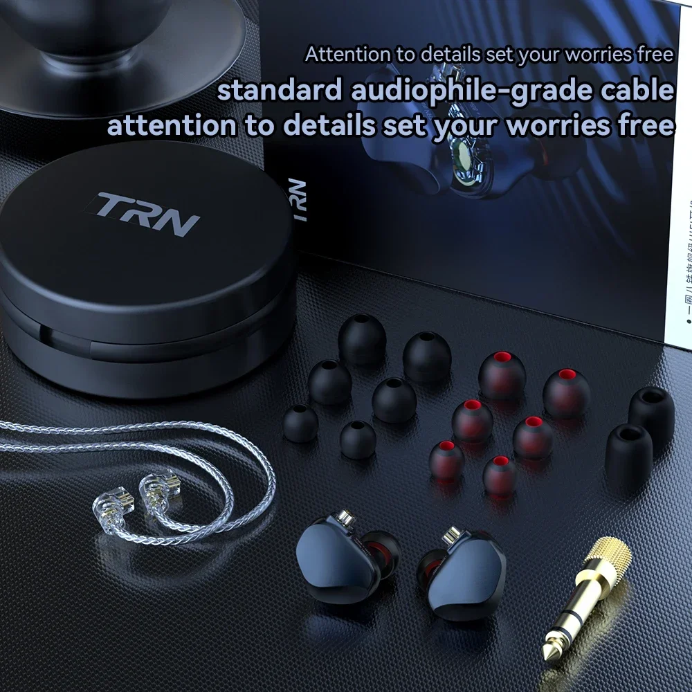TRN VX Pro HIFI ̾ ̾, 8BA + 1DD ̺긮 Ż IEM ,  , ̾÷  BAX MT3