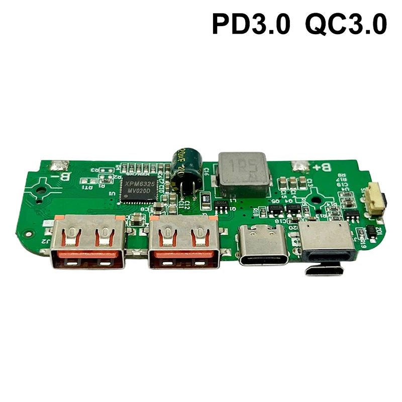 USB C타입 고속 충전 보드, 모바일 전원, DIY 보조배터리 마더보드 모듈, QC3.0 PD