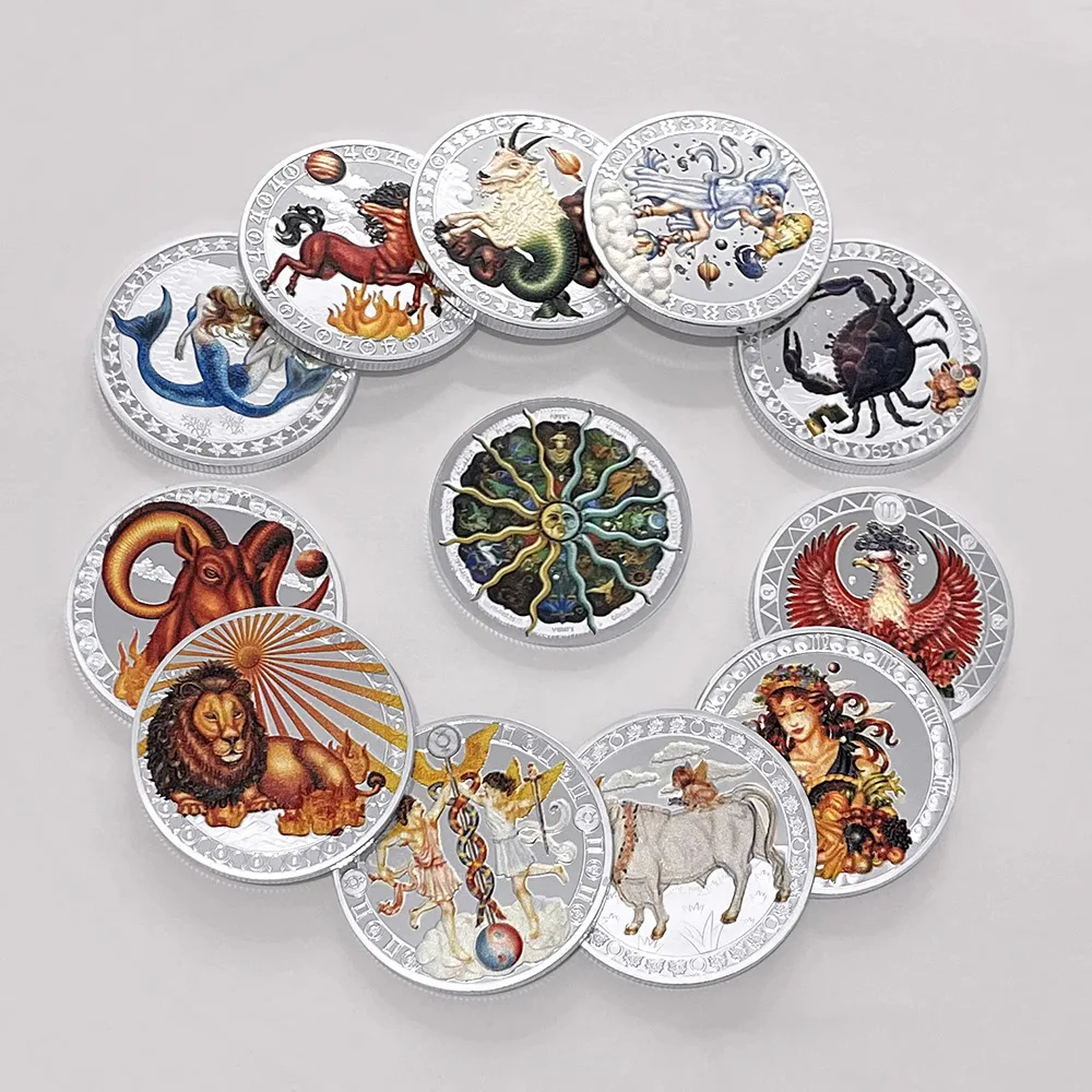 

12 шт./набор, монеты на удачу