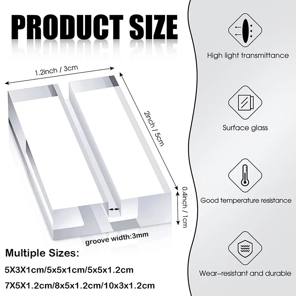 Acrylic Stands Place Card Holders Table Number Stands Clear Card Display Stand for Table Wedding Photos Office Home 1pcs