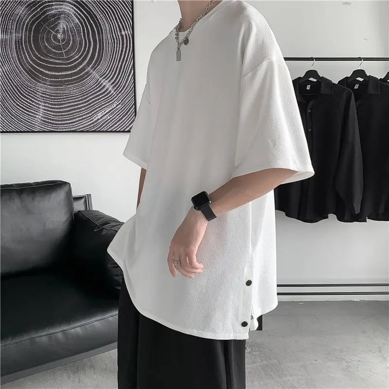Men's 3/4 Sleeve Patchwork Tee 1