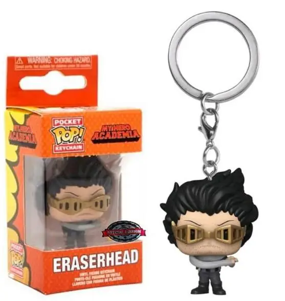 Funko Pop My Hero Academia Aizawa Kota Eraserhead Portachiavi Collezione Di Azione In Vinile Modello Giocattoli Per Bambini