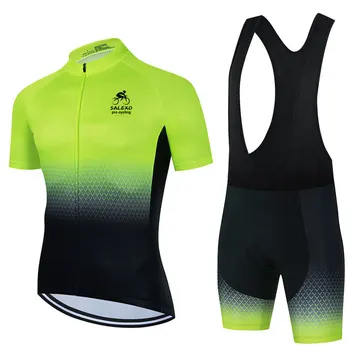 2022 Salexo Radfahren Jersey Set Sommer Radfahren Kleidung MTB Bike Kleidung Uniform Maillot Ropa Ciclismo Mann Radfahren Fahrrad Anzug 1