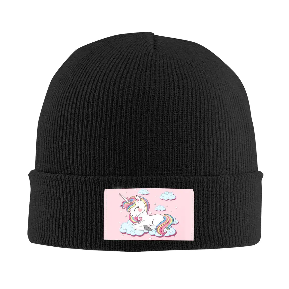 

Pretty Unicorn Rainbow Cloud Skullies Beanies Caps Men Women Unisex Cool Winter Warm Knitting Hat Adult Bonnet Hats