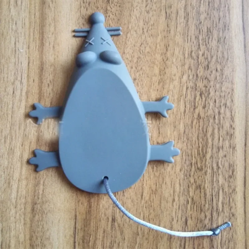 Silicone Door Stopper 1PCS Portable Creative Mouse Shaped Stopper Cute Girl Cartoon Draft Stopper Floor