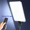 24'' 19'' Big LED Video Light 50W Photography Selfie Dimmable Panel Lighting Photo Studio Live Stream Fill LampTripod Stand 2