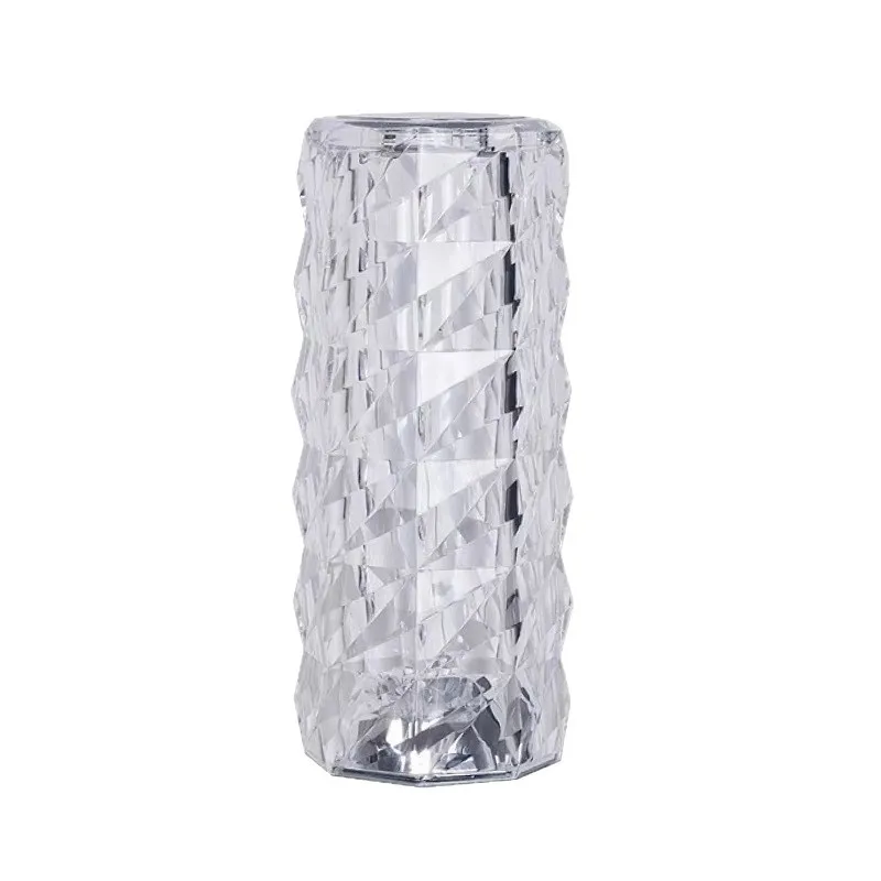 Rose Crystal Night Light Touch Led Small Table Lamp Bar Bedroom Living Room Ambient Light Table Lamp Pat Light