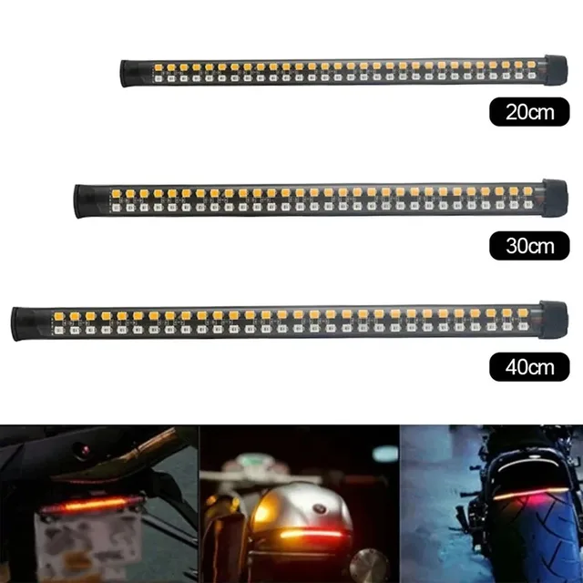 20/30/40cm Motorcycle taillight LED turn signal Led Strobe Brake light Direction light LED Decorative light Warning taillight