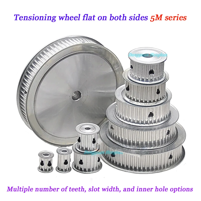 Tensioning Wheel Flat On Both Sides 5M 32 Teeth Tooth Surface/Smooth Surface With Bearing Synchronous Wheel Idler Hole 6-20mm