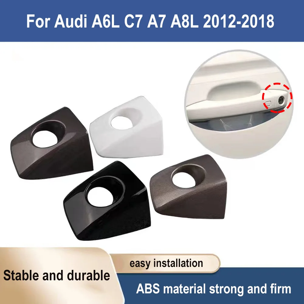 1PCCarLeftRightFrontDoorHandleKeyHoleCoverOutsideLockCover