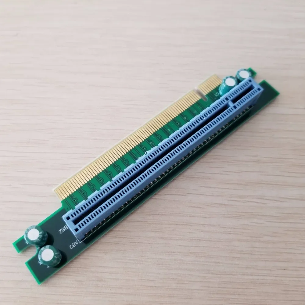 90 Degree 16X PCI-E PCI Express Card Riser for E-sports Competitive Earphone