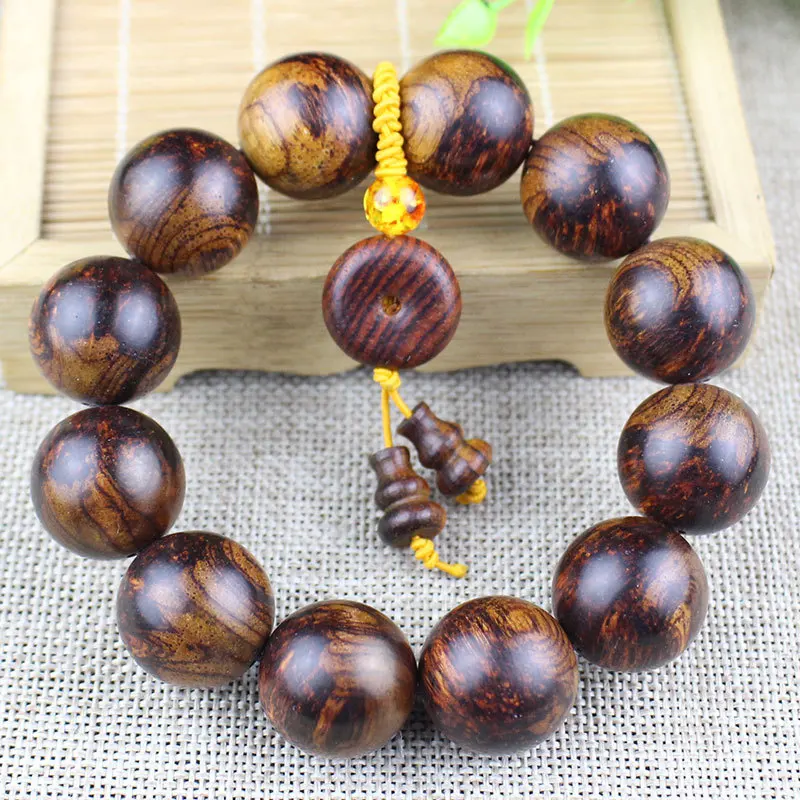 

Scented Rosewood Bracelet Lobular Rosewood Laos Hainan Myanmar Buddha Beads