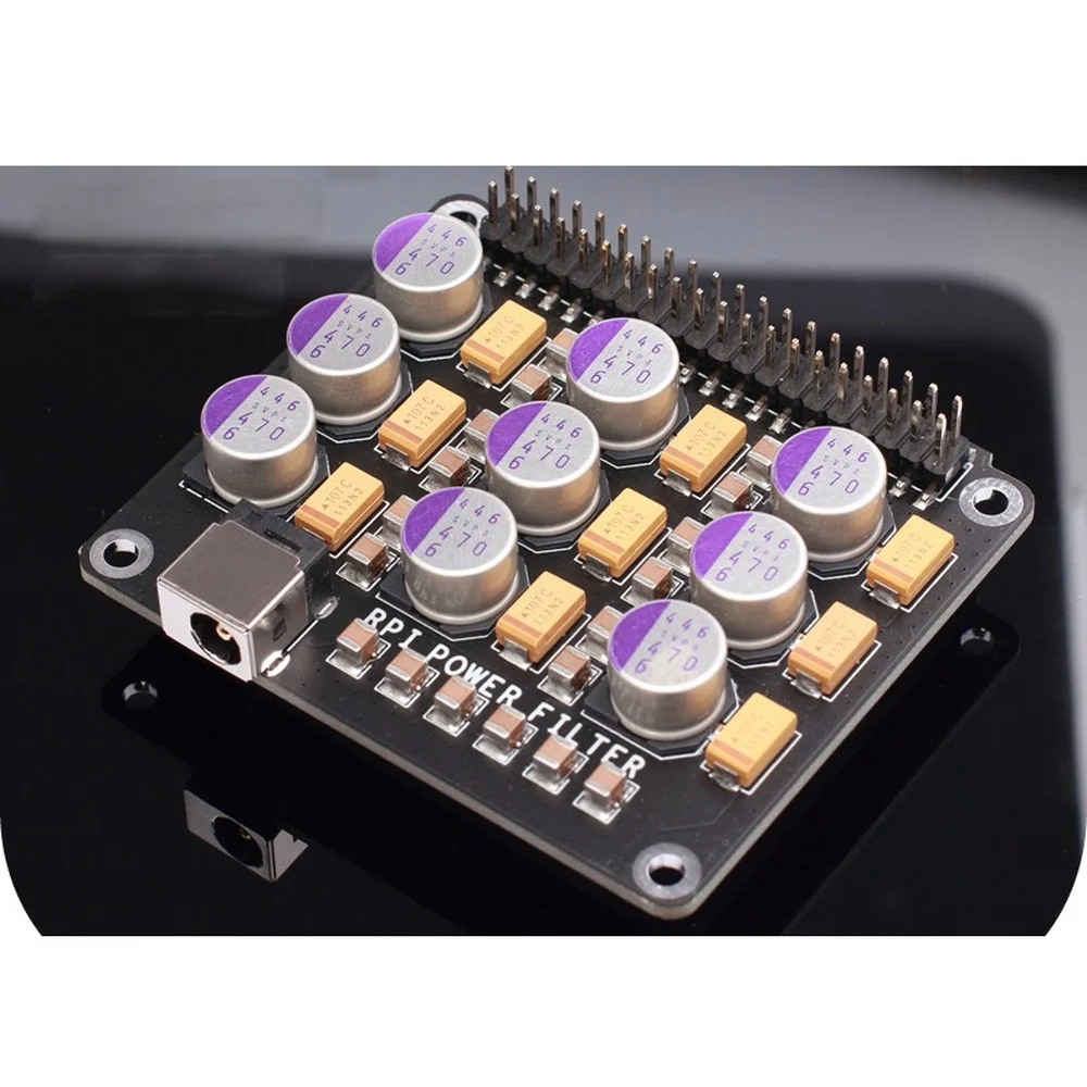 

Power Filter Purification Board Power Filter For Raspberry Pi ADC Audio Decoder Board HIFI Expansion Moudle