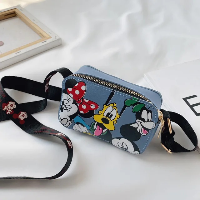 Women Crossbody Bags Disney Cartoon Shoulder Bag for Girls Kids Cute Mickey Mouse Fashion Printed Handbag Children's Gifts 1pcs