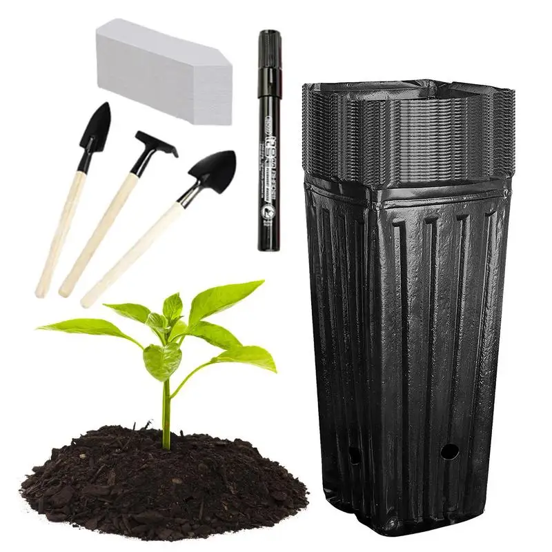 

Tall Seedling Flower Plant Container Flower Pots Outdoor With Drainage Hole Planting Pots Indoor Big Pots For Plants Plant