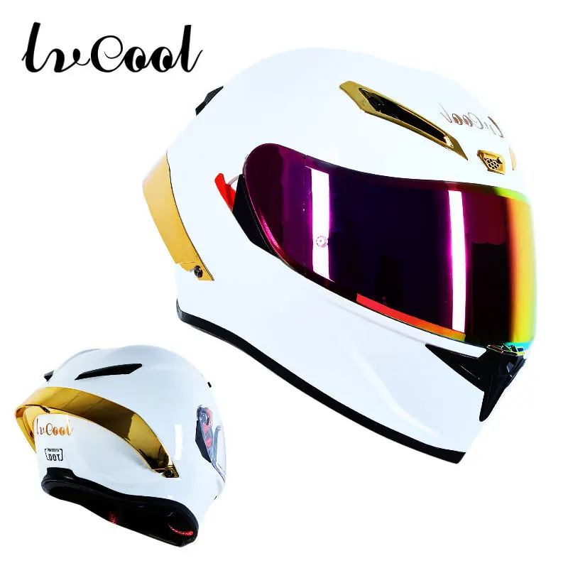 

Cool Riding Motorcycle Full Face Sport Helmet Four Seasons Unisex Capacete de Moto Helmet Motorcycle Accesorios para Moto