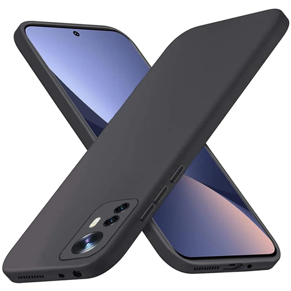 мягкий черный чехол для mi11t pro противоударные матовые тпу чехлы для  телефона самсунг mi-11t pro xiaomi 12t 12x case xiaomi 12 lite чехол ми 11т  12т сяоми 12х чехлы на ми12 лайт