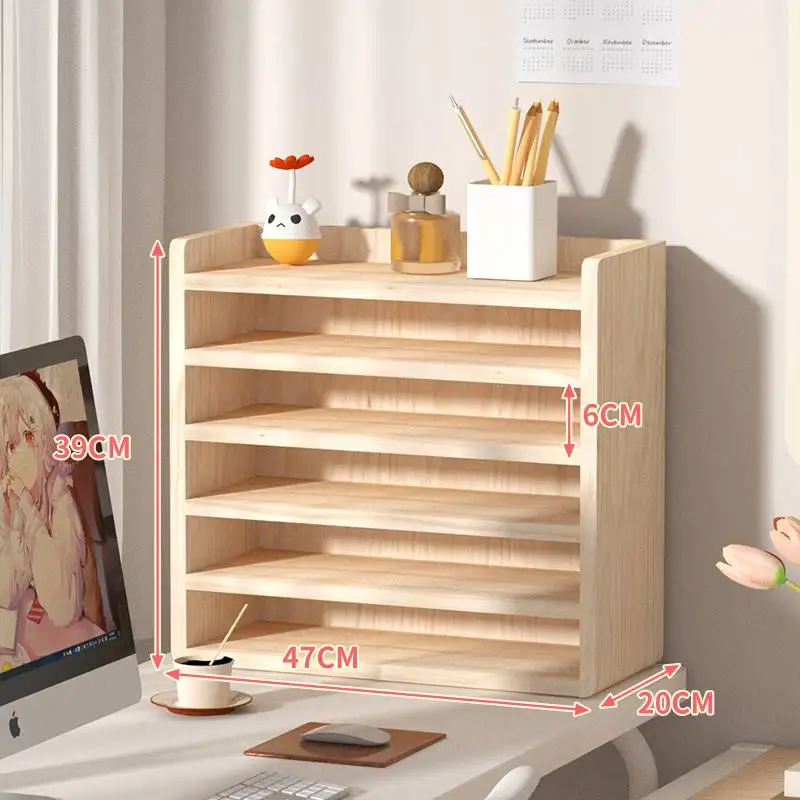 Keyboard Storage Cabinet Soild Wood Dustproof Stationery Desktop Storage Box Keyboard Placement Rack Wooden Display Stand