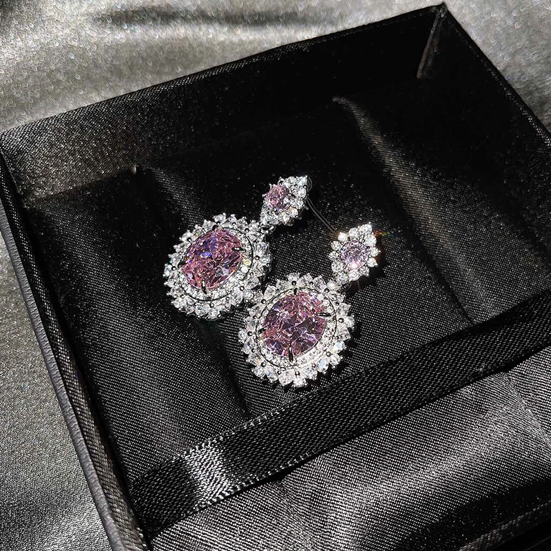 3 teile/satz elegante Luxus Mode Kristall Zirkon Halskette Ohrringe Ring für Frauen Mädchen Party Hochzeit Braut Schmuck Set Geschenke – Detail 13