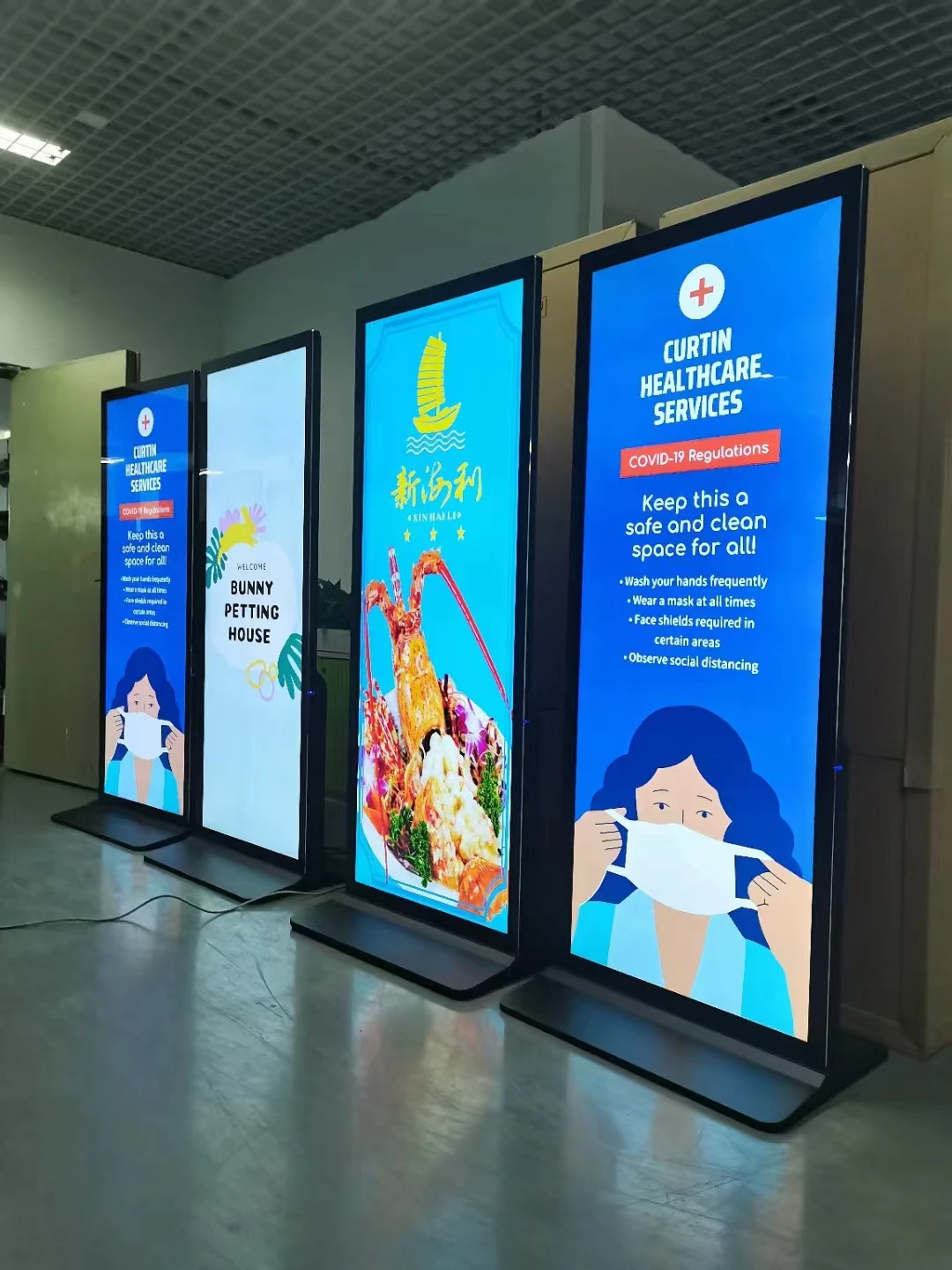 22 to 98 Digital Signage Screens, Advertising Display Boards