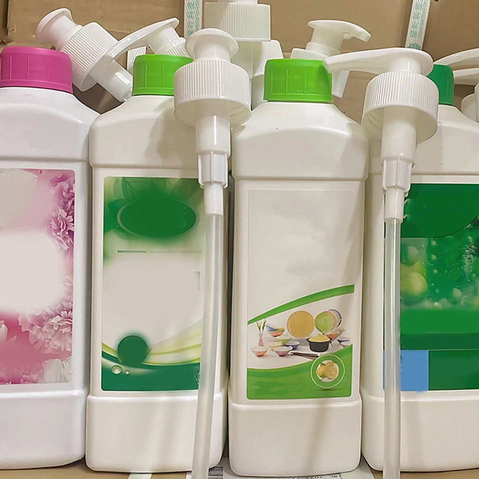 6 testine di ricambio per pompa dispenser in plastica 24/410 per shampoo, balsamo, piatto, sapone, bottiglie da bagno e cucina, accessori per contenitori ricaricabili