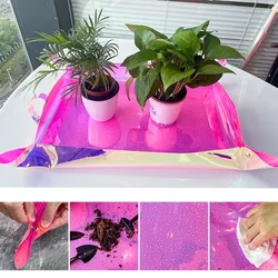 Planting Mat 68x50cm Holographic Gardening Potting Pad Foldable Garden Plant Flower Pot Transplanting Waterproof Mats #8557