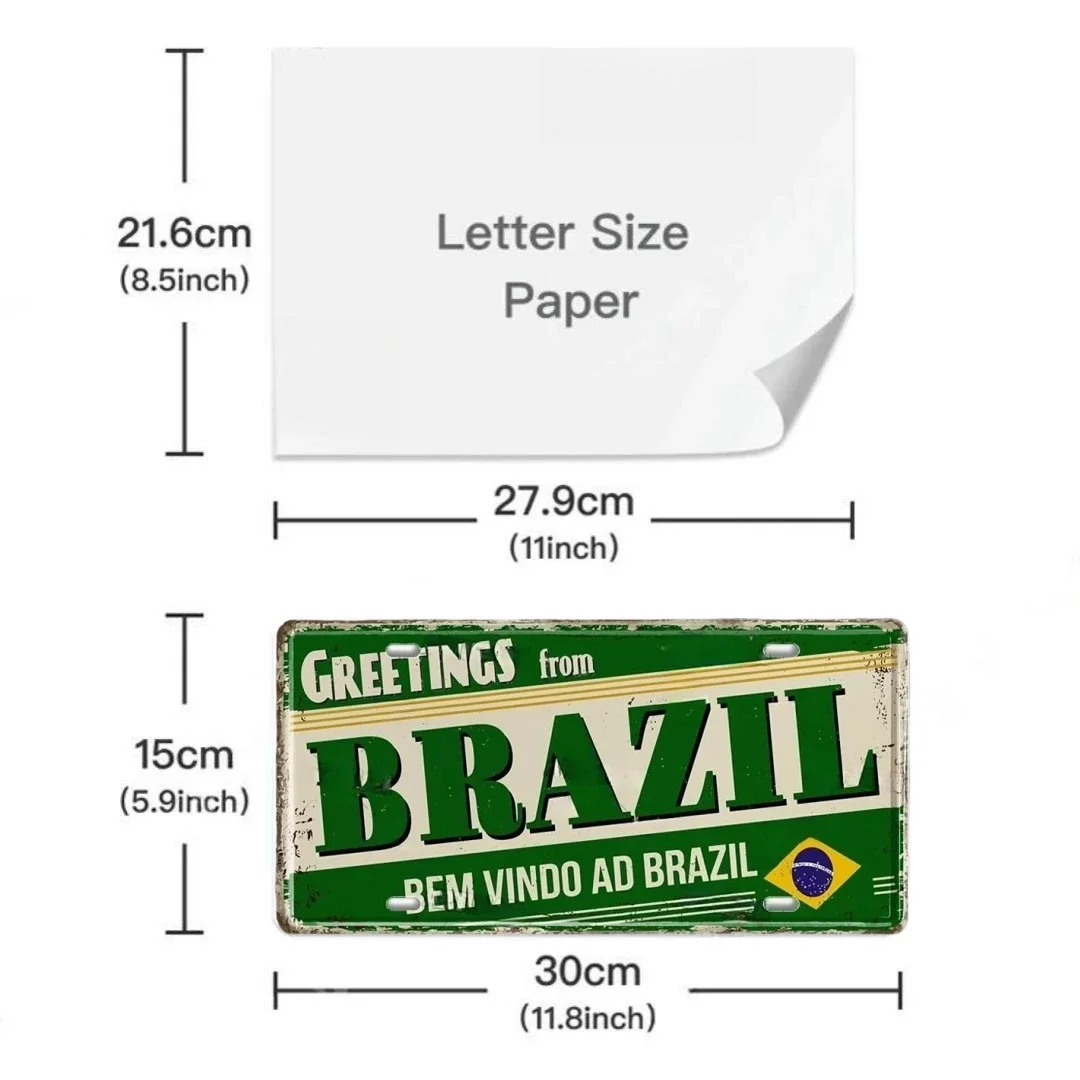 Vintage BRAZIL Landmark License Plate Rio De Janeiro: The Ultimate Wall  Decor for True Brazil Enthusiasts, image size:1080x1080