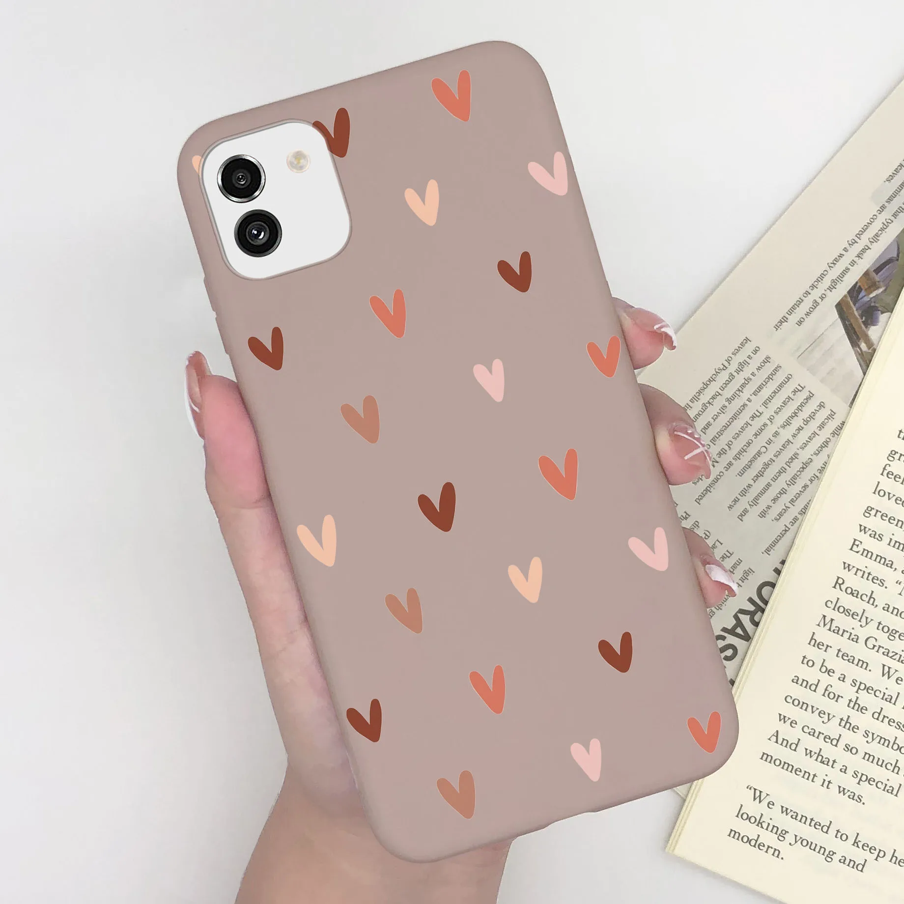 Cute Painted Soft Silicone Bumper Cover for Samsung Galaxy A03 Series