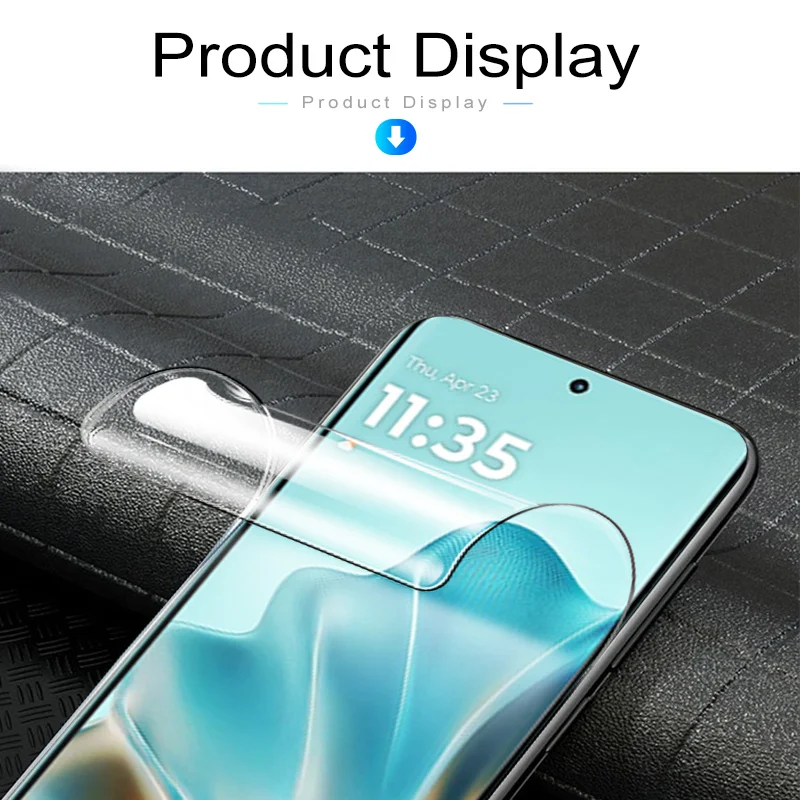 4Pcs Hydrogel Full Coverage Screen Protectors - Soft Film
