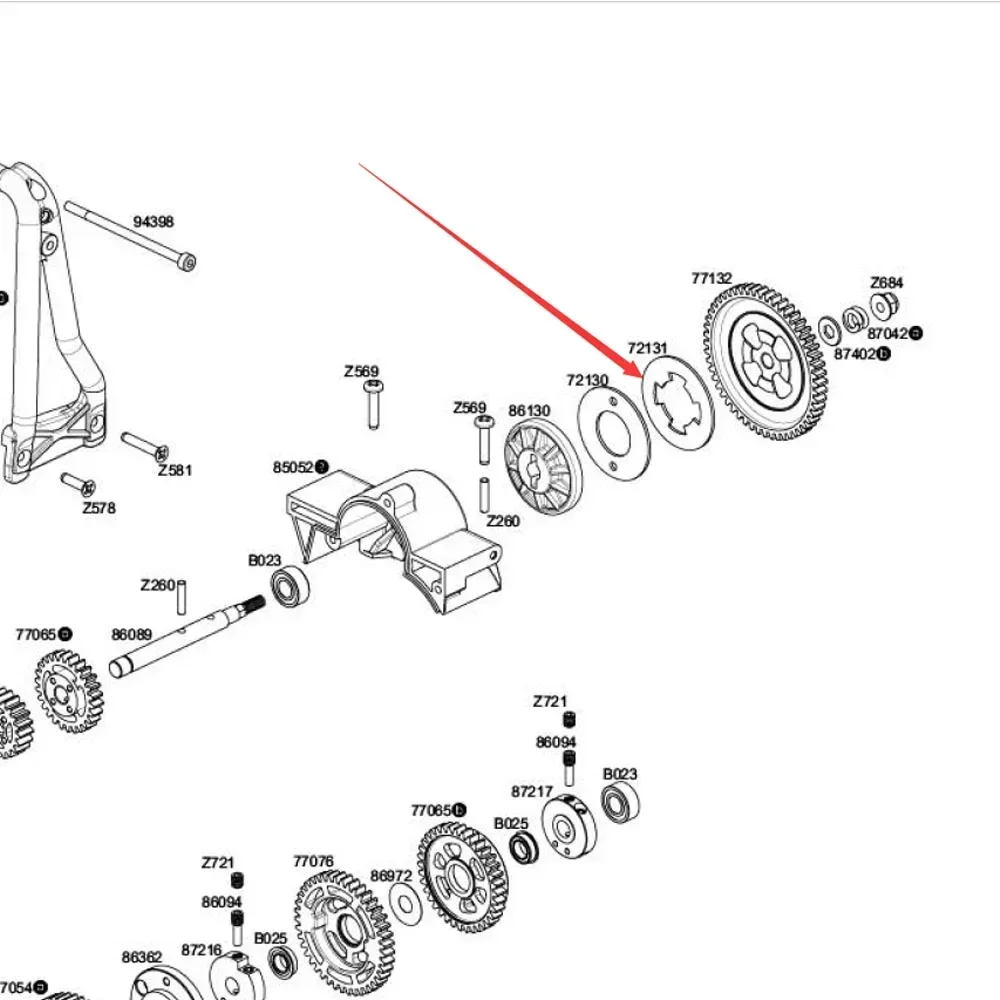 2 Pz 1MM #72131 Nero Pantofola Frizione Pad Per RC Auto HPI Racing SAVAGE X 4.6 XL 5.9 SS Flux HP Nro MT 2 18SS - Foto 2