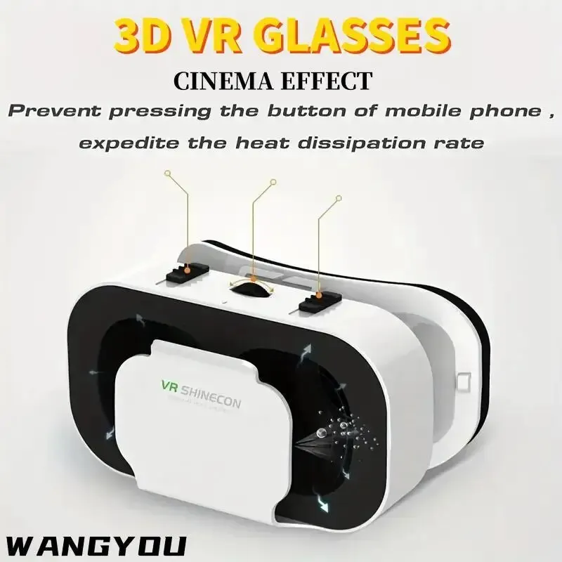 G05 3D VR SHINECON Glasses Headset Headmounted Virtual