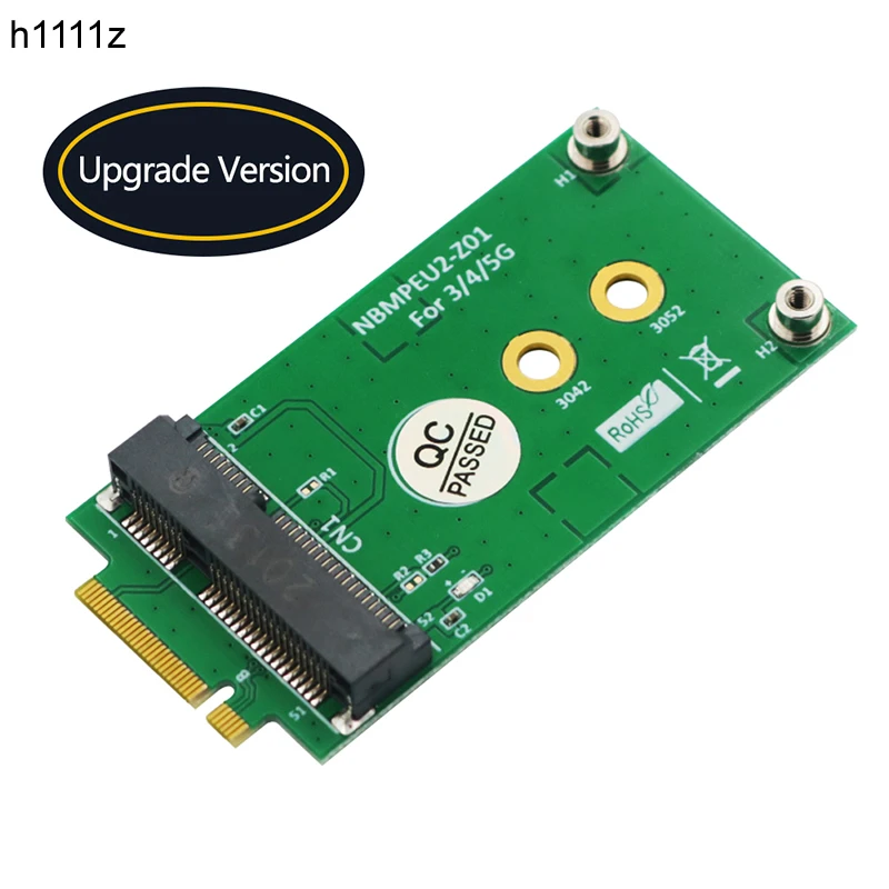 

M.2 Key B to Mini PCI-E Adapter Riser Board Converter for 3G/4G/5G Module Support 3042/3052 Full Size Mini PCIE Card for Desktop