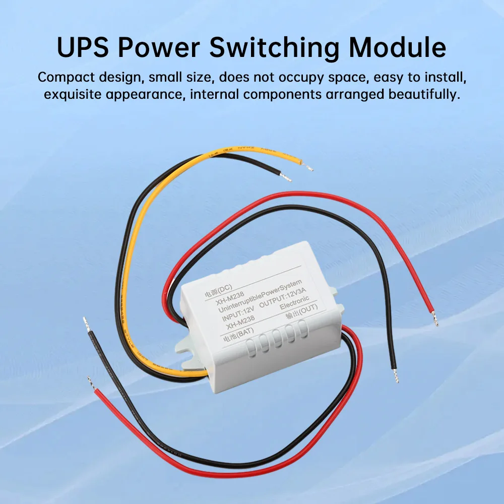 Description Picture 2 of itemXH-M238 Power Module Mini UPS Uninterruptible Emergency Power supply Module Switching Power Failure Automatic Switching Battery