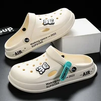 Men's Summer Thick Bottom Anti-slip Breathable Outdoor Casual Beach Sandals Hollow out Comfortable Feeling Clog Shoes